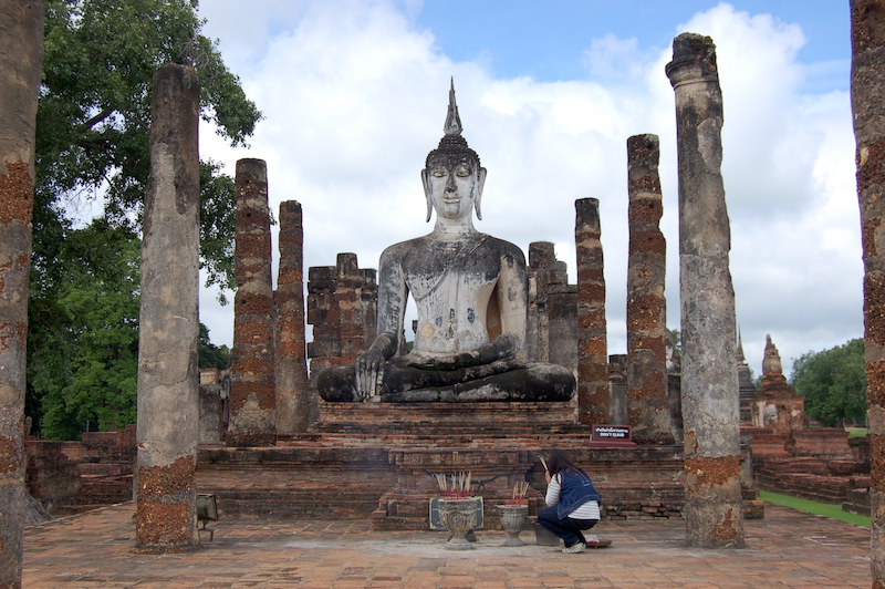 buddha images in Sukhothai